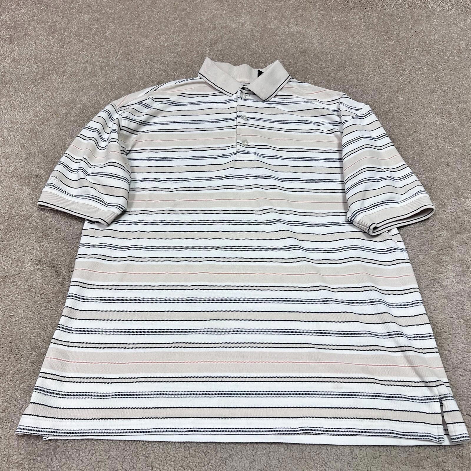 Ping Polo Mens Multicolored Striped Short Sleeve Size Small